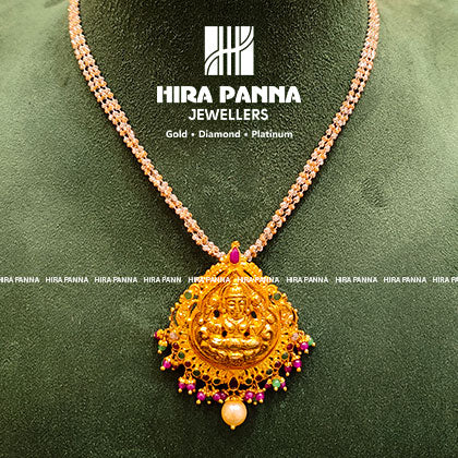 Lakshmi Gold Pendant