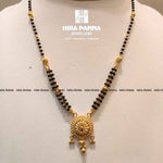 Fancy Black Beads Mala