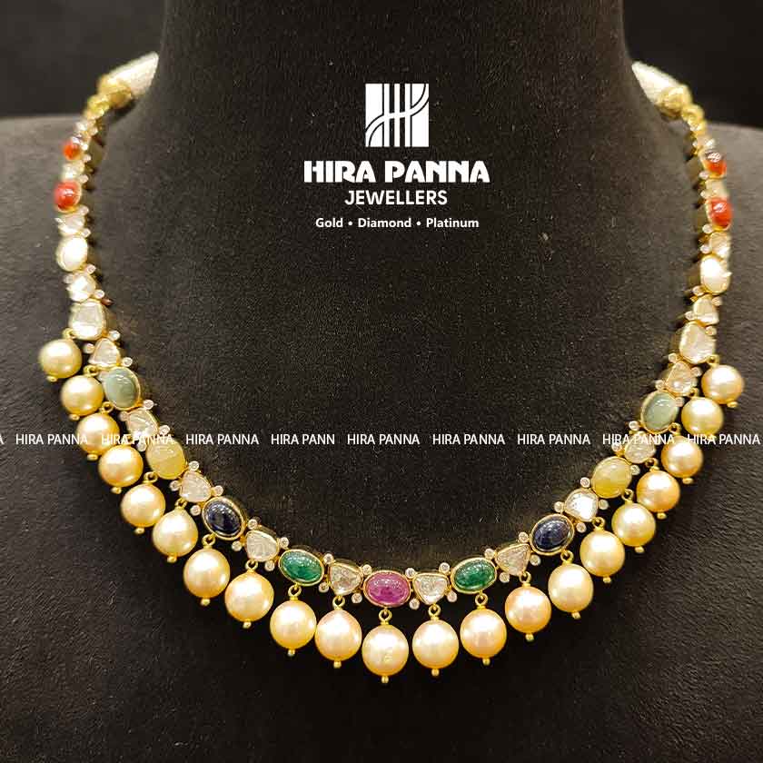 Navaratna Triple Cut Diamond