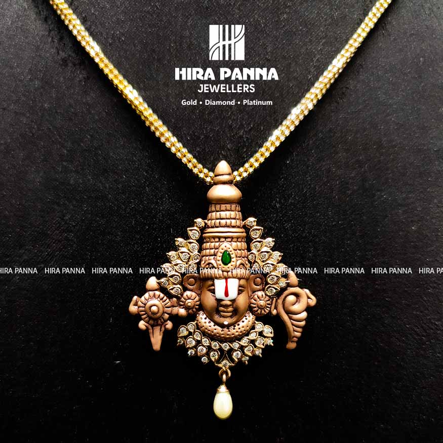 Balaji Rose Gold Diamond Pendant