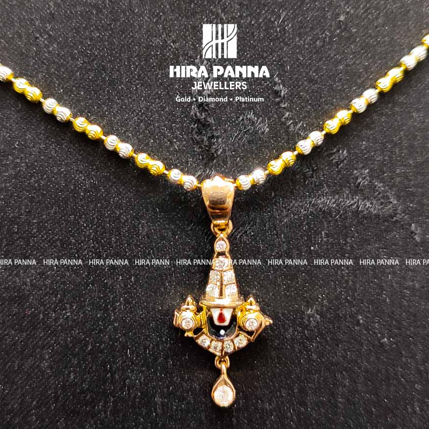 Balaji Rose Gold Diamond Pendant