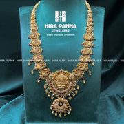 Antique Peacock & Laxmi Devi Haram