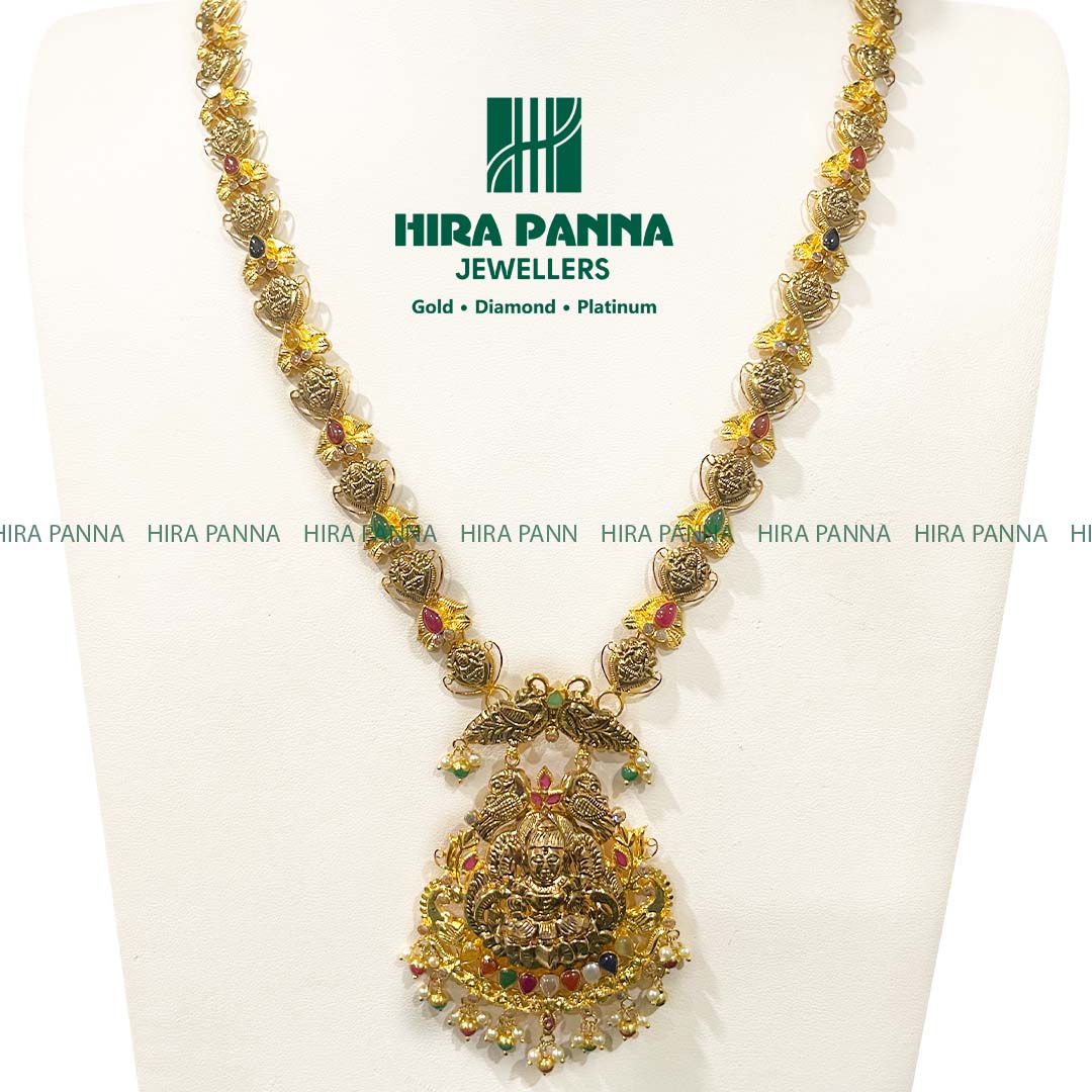 Antique Navaratna Haram