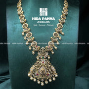 Antique Peacock & Laxmi Devi Haram