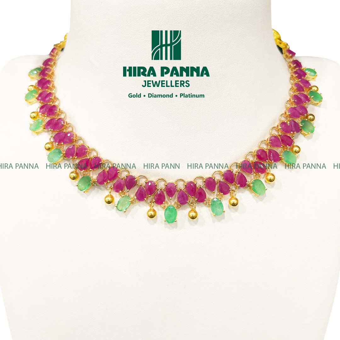 Fancy Ruby & Emerald Neckwear