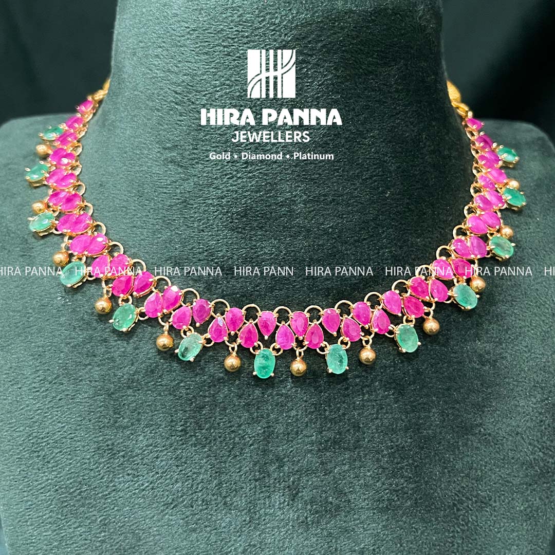 Fancy Ruby & Emerald Neckwear