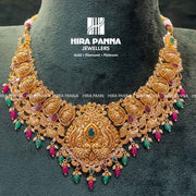 Antique Ruby & Emerald Peacock Neckwear