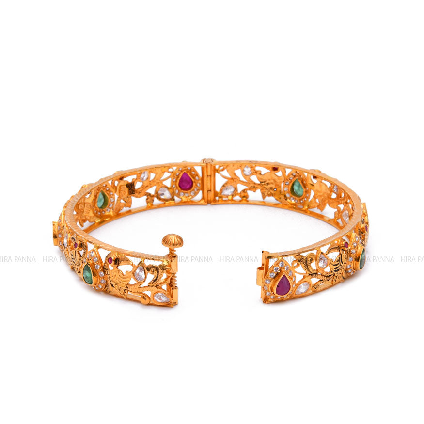 Ruby Emerald Bangle