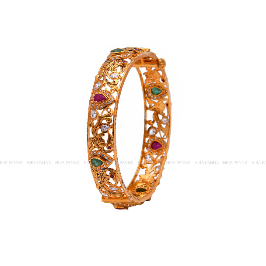 Ruby Emerald Bangle