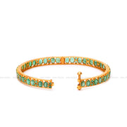 Handmade Emerald Fancy Bangles