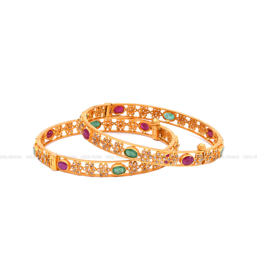 Handmade Polki Bangles