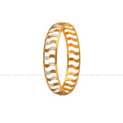 Fancy Rose Gold Mat Finish Bangles