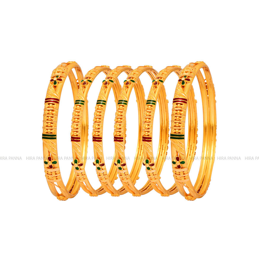 Enamel Coloured Bangles