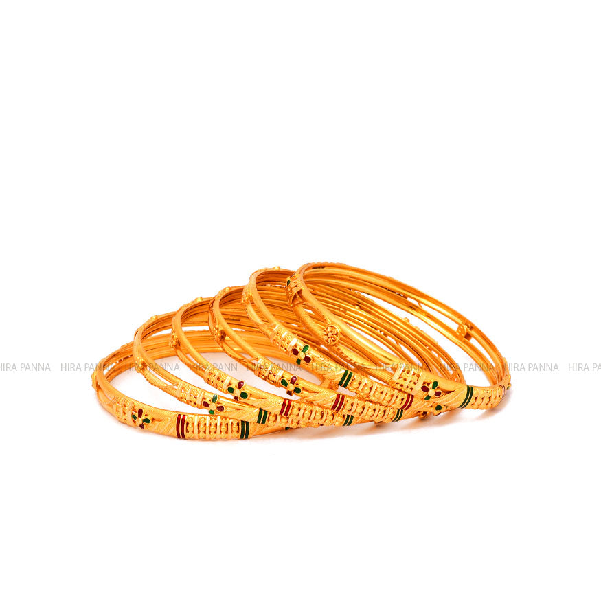 Enamel Coloured Bangles