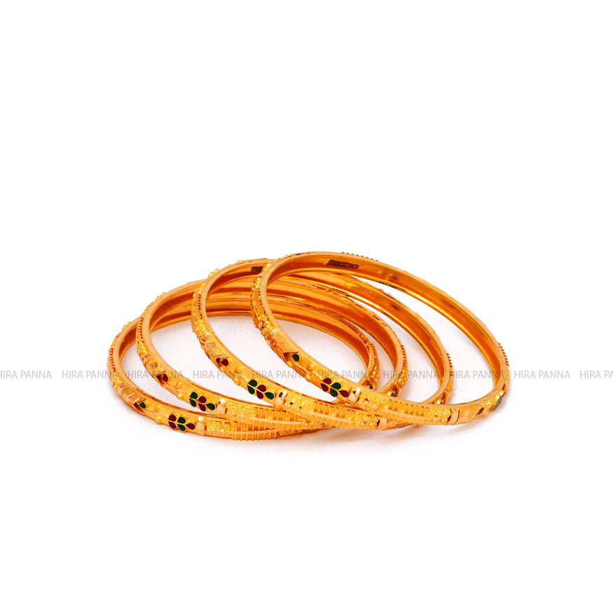 Enamel Coloured Bangles