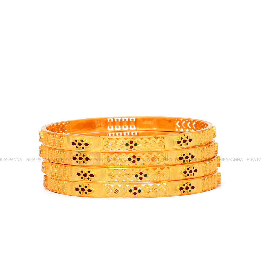 Enamel Coloured Bangles