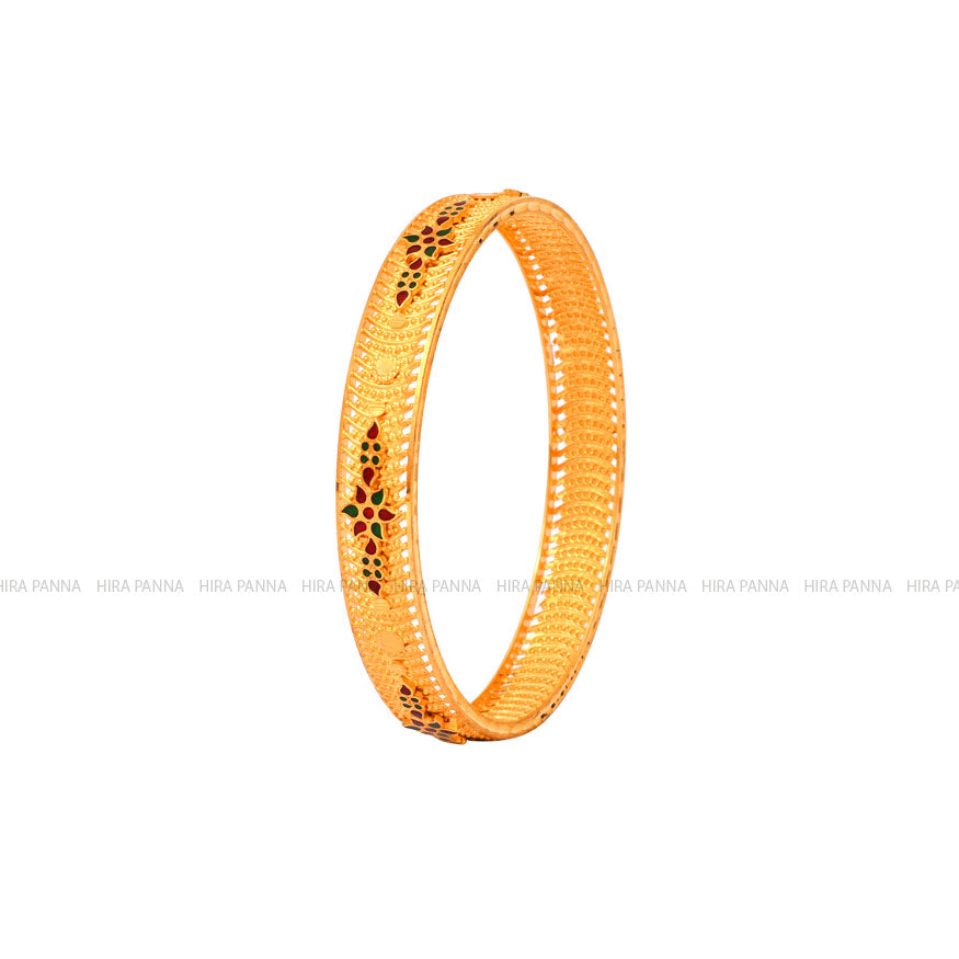 Classic Enamel Broad Bangles