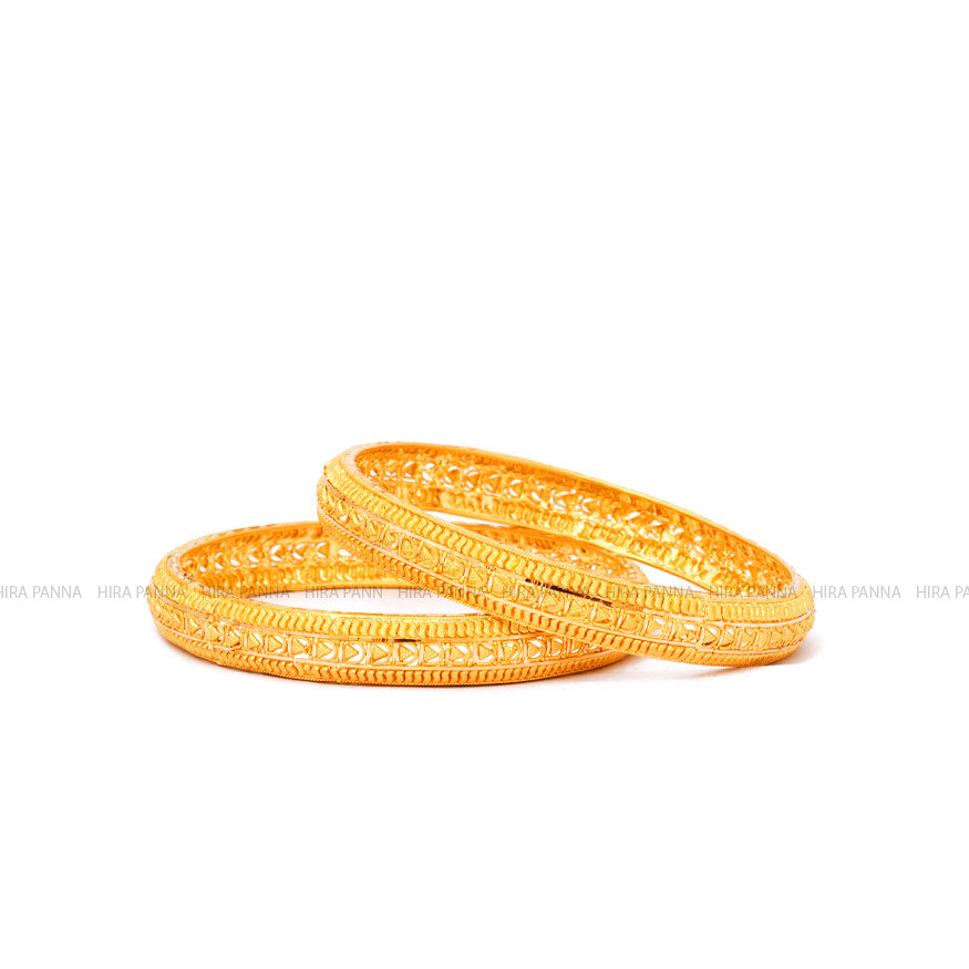 Classic Plain Broad Bangles