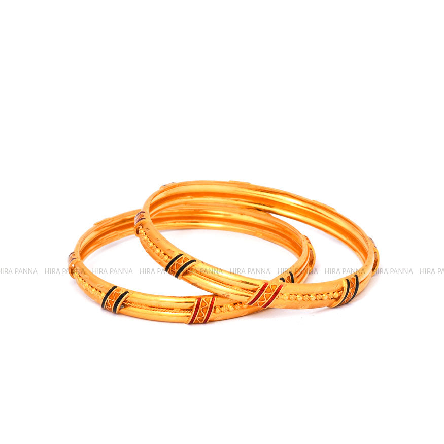 Classic Plain Broad Bangles