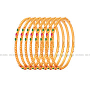 Ruby & Emerald Bangles