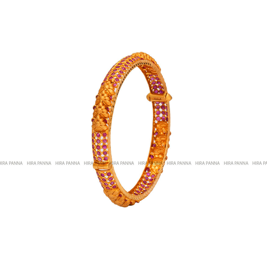 Ruby Broad Bangles