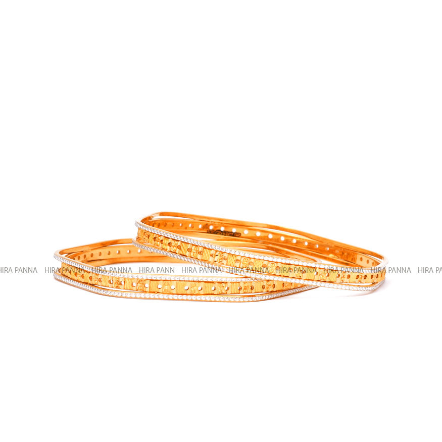 Rhodium Polish Bangles