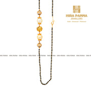 Fancy Black Beads Mala