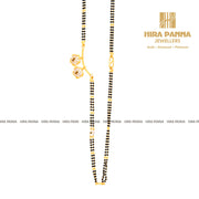 Fancy Black Beads Mala