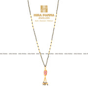 Fancy Black Beads Mala