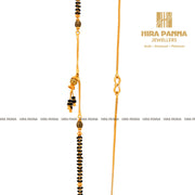 Fancy Black Beads Mala