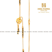 Fancy Black Beads Mala