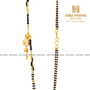 Fancy Black Beads Mala