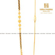 Fancy Black Beads Mala