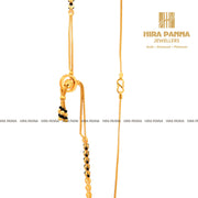 Fancy Black Beads Mala