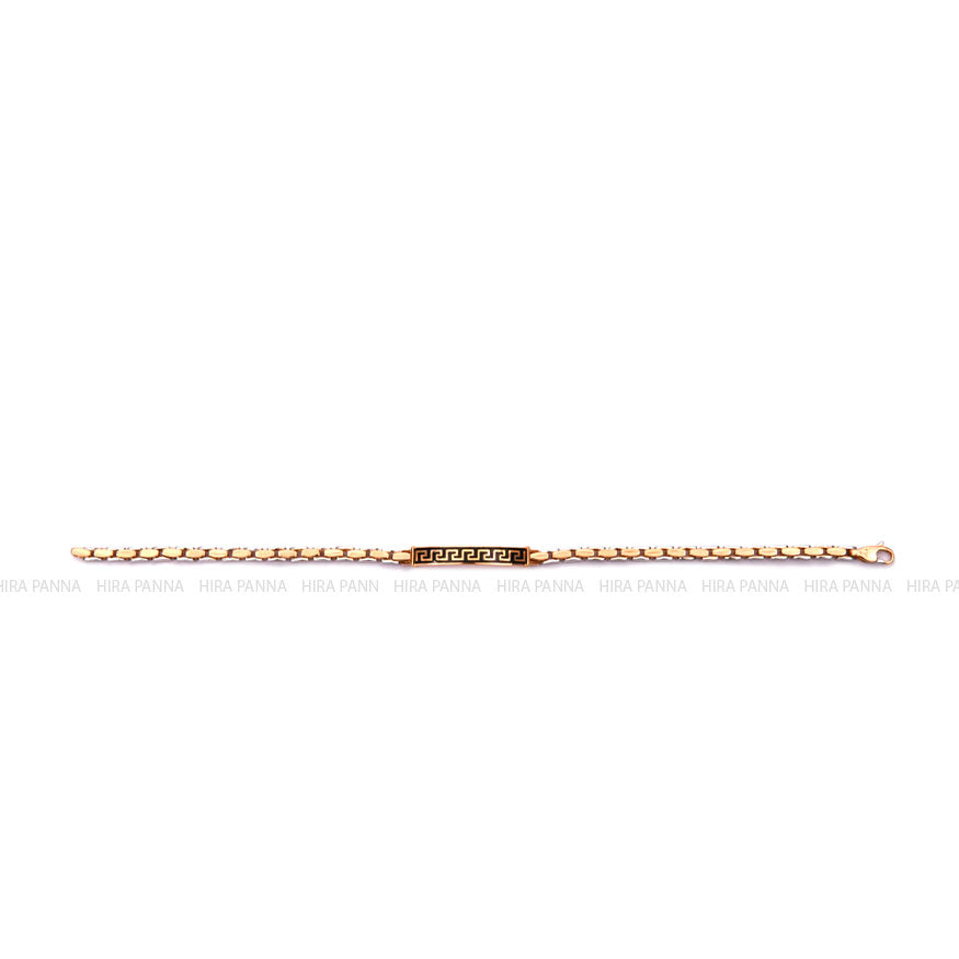 Dual Tone Rose Gold & Platinum Finish Bracelet