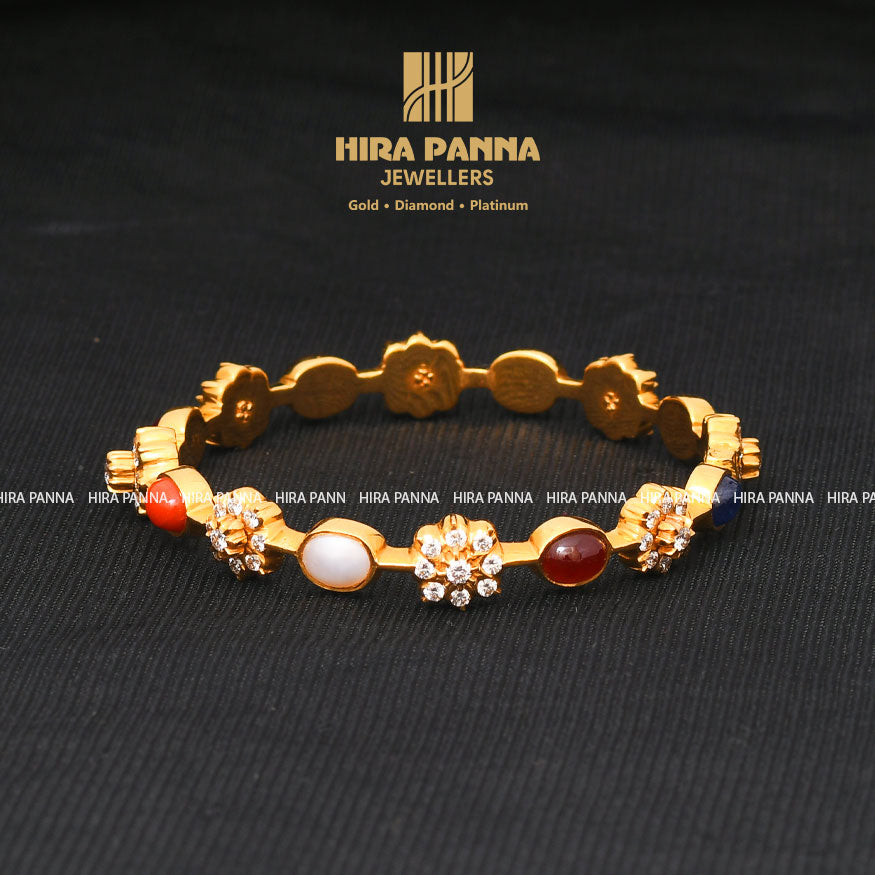 Navaratna Diamond Bangles