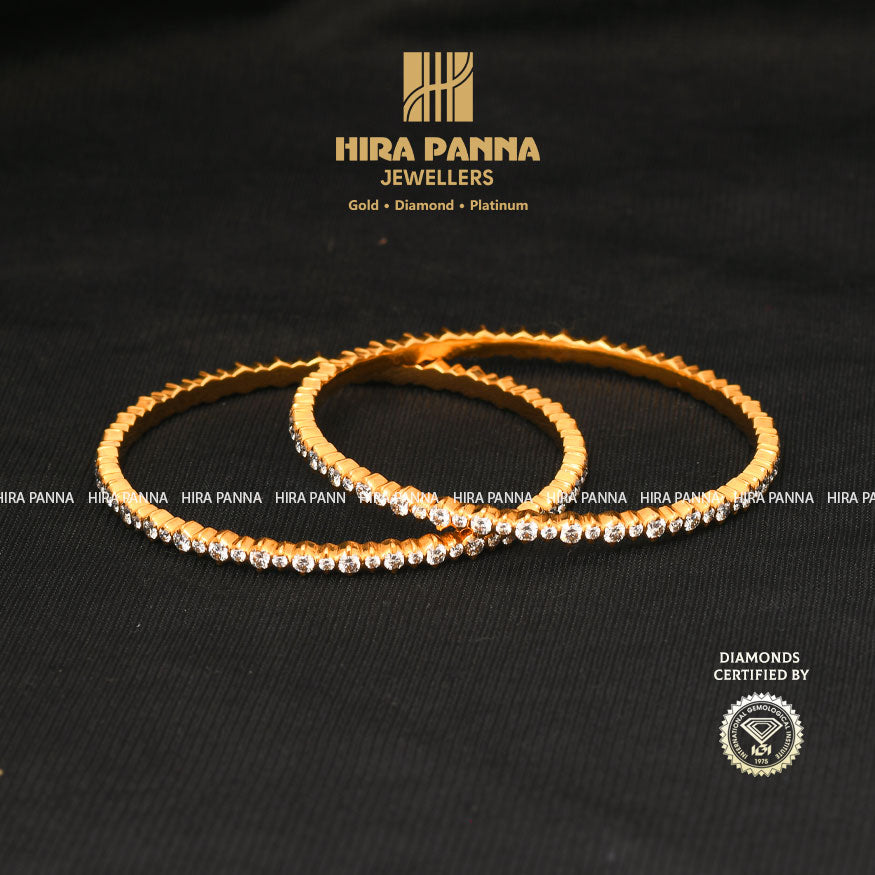 Handmade Diamond Bangles