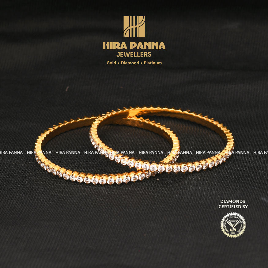 Handmade Diamond Bangles