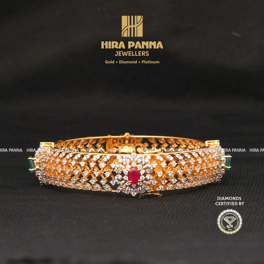 Fancy Diamond Bangle