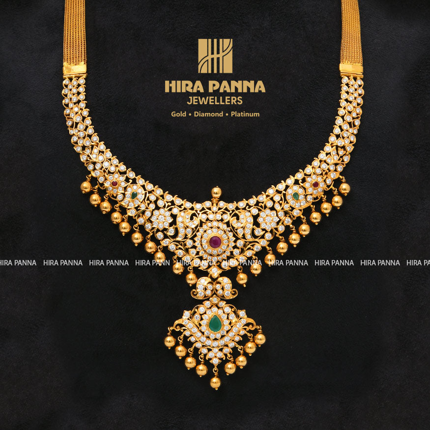 Diamond Mango Traditional Haram Set