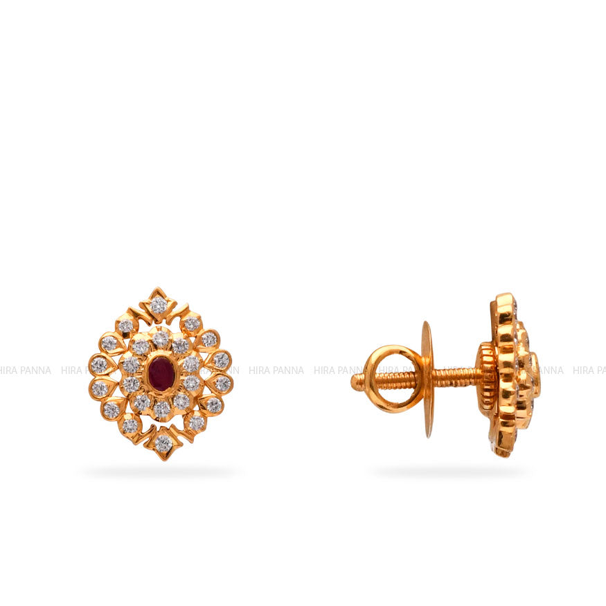 Diamond Stud Earrings