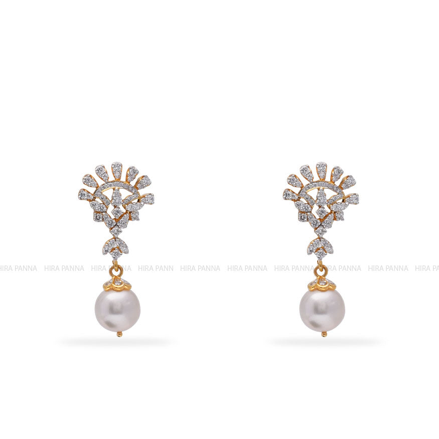 Diamond Hanging Earrings