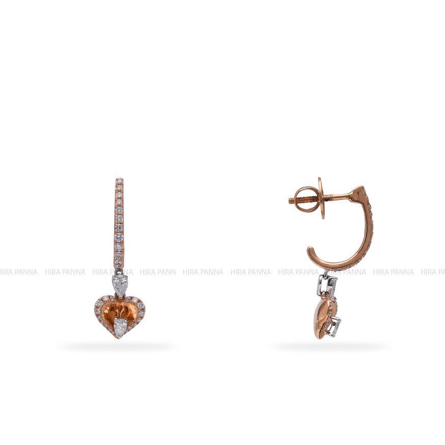 Diamond Bali Earrings