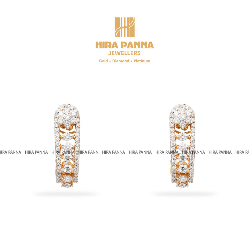 Diamond Bali Earrings