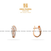 Diamond Bali Earrings