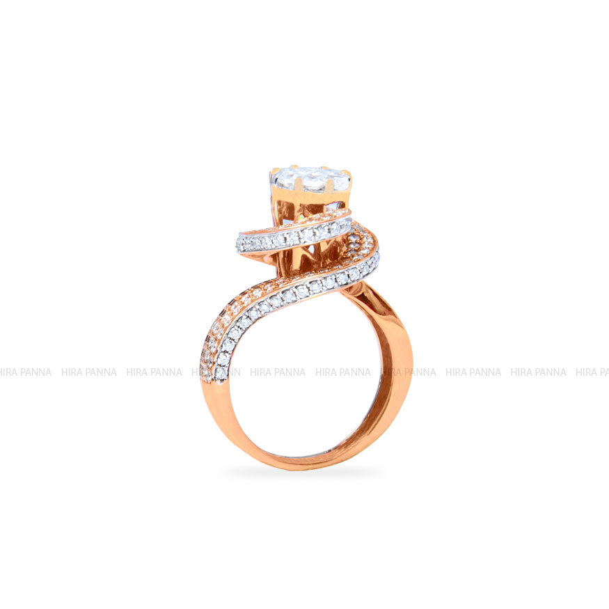 Rose Gold Cocktail Ring