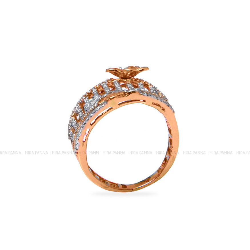 Rose Gold Cocktail Ring