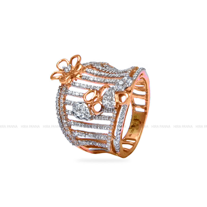 Rose Gold Cocktail Ring