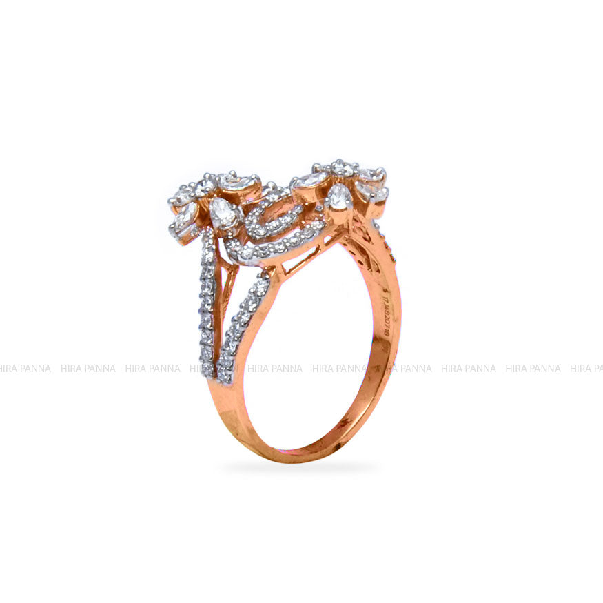 Rose Gold Diamond Ring