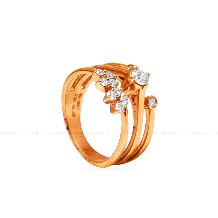 Rose Gold Diamond Ring